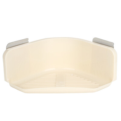 

〖Follure〗 Plastic Suction Cup Bathroom Kitchen Corner Storage Rack Organizer Shower Shelf