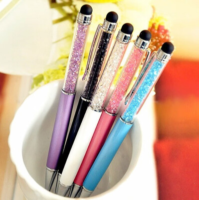 

2 in 1 Creatway colorful crystal ballpoint pen&touch pen stylus pen for iPhone Android smartphone&tablet