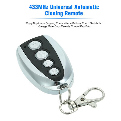 

433MHz Universal Automatic Cloning Remote Control Copy Duplicator Copying Transmitter 2 Buttons Touch Switch for Garage Gate Door