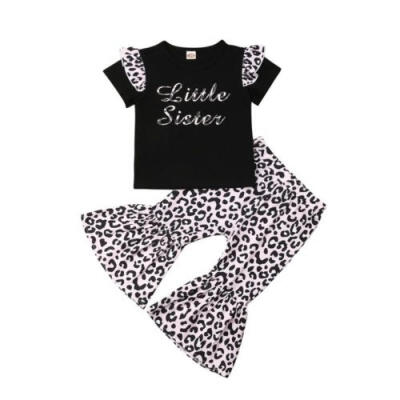 

2Pcs New Toddler Kids Baby Girls Outfits Clothes T-shirt TopsPants Cotton Clothes