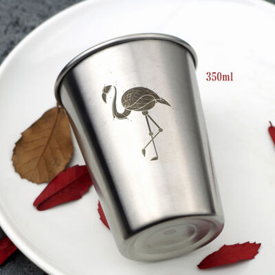 

Ins Hot Style Nordic Simple Industrial Style Stainless Steel Beer Cold Toothbrush Lover Cup