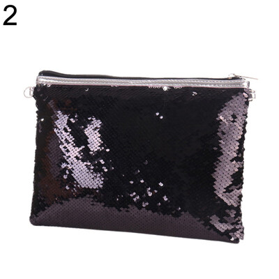 

Glitter Reversible Sequins Lady Fashion Clutch Slim Strap Crossbody Shoulder Bag