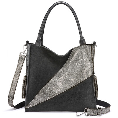 

REALER genuine leather shoulder bag luxury handbags women bags designer Hobo bag fashion ladies bags high quality female