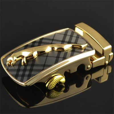 

Fashion Mens Business Alloy Automatic Buckle Unique Men Plaque Belt Buckles for 35cm Ratchet Men Apparel Accessories g1