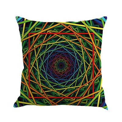 

〖Follure〗Geometry Painting Linen Cushion Cover Throw Pillow Case Sofa Home Decor