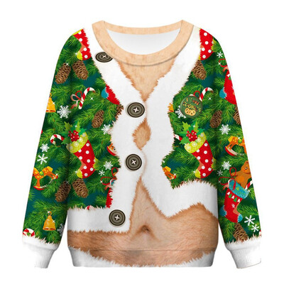 

Tailored Christmas Women Funny Print Christmas Sweatshirt Crewneck Various Design Tops
