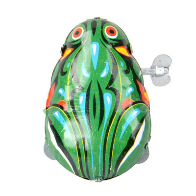 

Frog Model Nostalgic Wind-up Toy for Baby