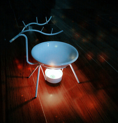 

〖Follure〗Stainless Steel Deer Burner Candle Aromatherapy Oil Lamp Decorations Aroma Furna