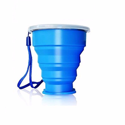 

Outdoor Silicone Collapsible Travel Cup Moutaineering Retractable Water Bottle