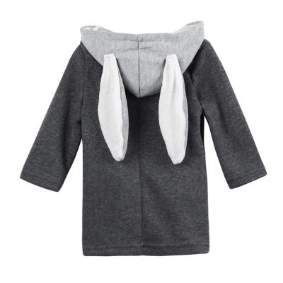 

Winter Cute Jackets Hooded Coat Rabbit Ears Fashion Children Girls Clothing