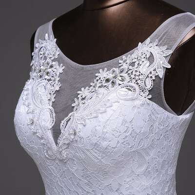 

Hot sale free shipping Elegant beautiful lace flowers mermaid Wedding Dresses vestidos de noiva robe de mariage bridal dress