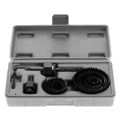 

11pcs Hole Saw Kit Cutting Drilling Tools Set Wood Metal Cutter 19-64mm