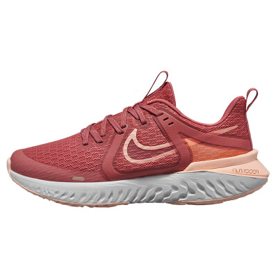 

Nike NIKE womens running shoes cushioning breathable LEGEND REACT 2 sports shoes AT1369-800 light redwood red 39 yards