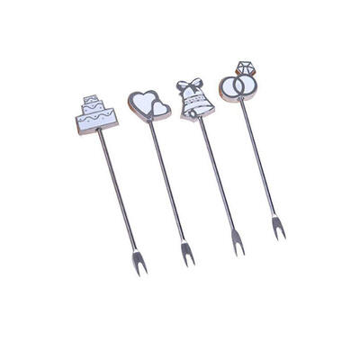 

4pcssetOceanStyleStarfishShellFishShapeForksCakeFruitSaladTablewareForksWeddingFavorPartySupplies