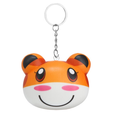 

Siaonvr Squishies Kawaii Cartoon Animal Slow Rising Cream Scented Keychain Stress Relief