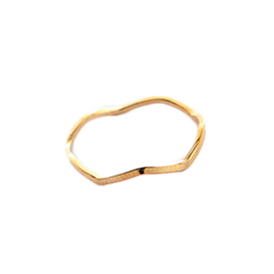 

Women fashion gold finger minimalist pearl diamond mix design of joint metal ring female