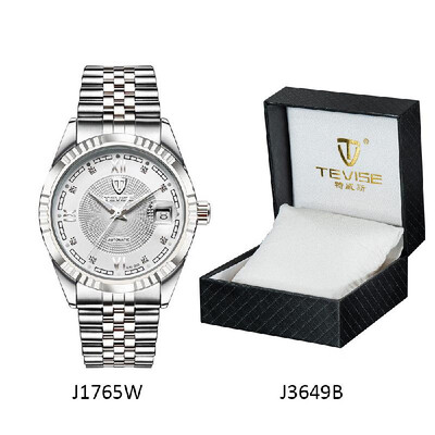 

TEVISE Top Brand Men Fashion Luxury Waterproof Wristwatch Semi-automatic Mechanical Watch Business Mens Watches