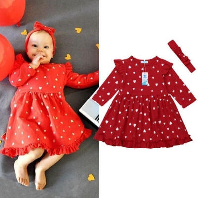 

Toddler Kid Baby Girls Xmas Party Pageant Princess Tutu Gown Dress Clothes Size 6M-3T
