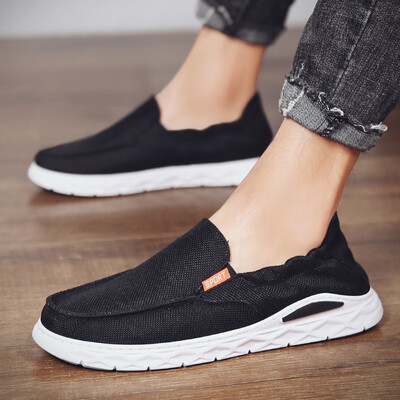 

Summer one foot lazy cloth shoes mens casual beanie tide shoes wild trend breathable old Beijing cloth shoes mens shoes