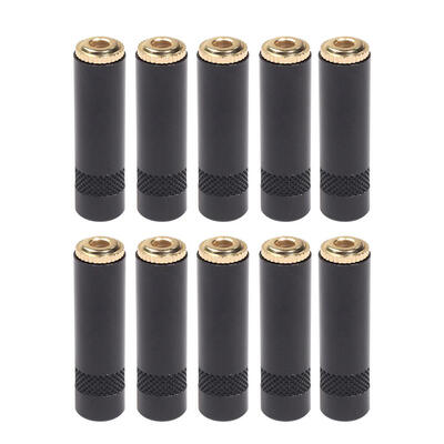 

10pcs 35mm TRS Audio Female Jack Solder Connector 3 Pole Stereo Adapters