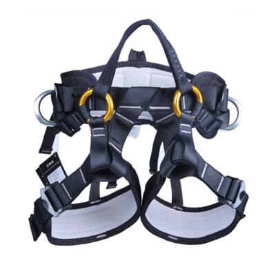 

Outdoor Rock Climbing Rappelling Safety Belt Rescue Harness Strap Polyester