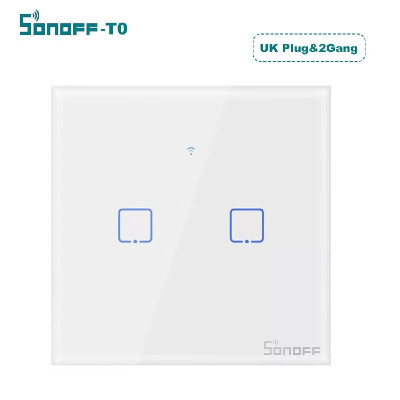 

SONOFF WIFI Wall Switch 123 Gang TX Series Intelligent Wall Touching Light Switch For Intelligent Home T0 EUUK AC100-240V