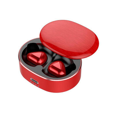 

Bluetooth 50 Wireless Earphones Mini 6D Noise Reduction Sport Headset with Mic Charging Case 3D Stereo Sound