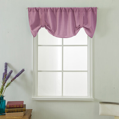 

Toponeto Valance Curtains Extra Wide&Short Window Treatment Kitchen Living Bathroom