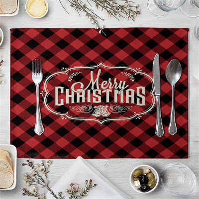 

Gobestart Christmas Kitchen Living Room Decoration Home Restaurant Table Mat Hotel Supplies