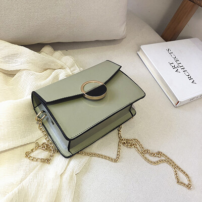 

Simple small fresh shoulder bag female 2019 new fashion temperament chain bag casual wild Messenger small square bag