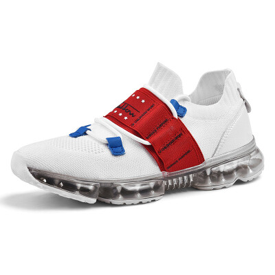 

Fashion full palm really air cushion flying woven shoes mens shoes tide shoes sports shoes