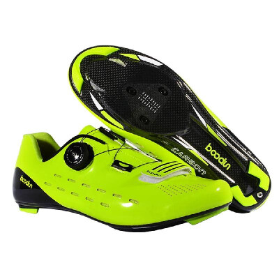 

Road Cycling Shoe Ultralight Carbon Fiber Road Bike Athletic Riding Shoes Breathable Auto-Lock Bike Bicycle Shoes