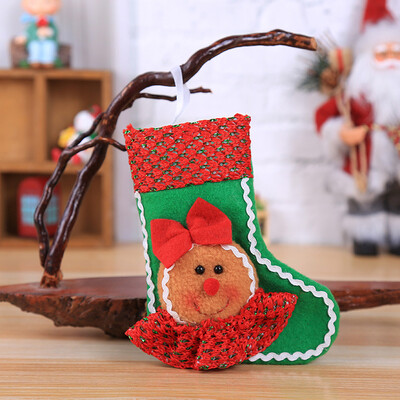 

Toponeto Gingerbread Man Christmas Ornaments Socks Chrismas Tree Pendant Decors