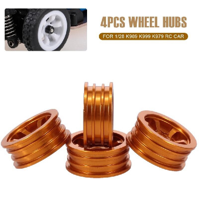 

4PCS Metal Wheel Hub 128 RC Car Wheel Kit for WLtoys K989 K999 K979 RC Car Accessories