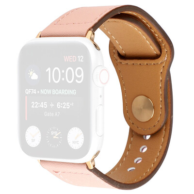 

〖Follure〗Soft Convenient Calf Leather Watch Replacement Strap For Apple Watch 4244mm