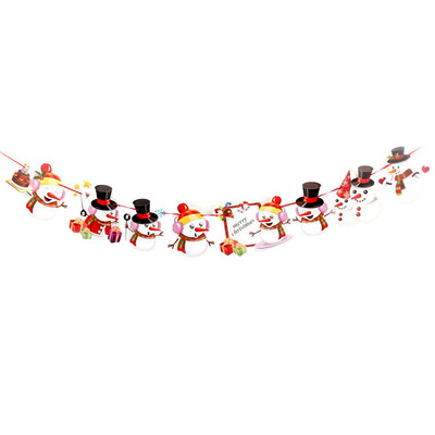 

Tailored Christmas Window Hotel Party Home Hanging DIY Decor Banner Colorful