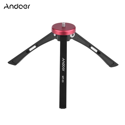 

Andoer MT-03 Portable Mini Tabletop Tripod Aluminum Alloy Travel Table Tripod 14-38 Inch Screw Mount for Canon Nikon Sony DSLR I