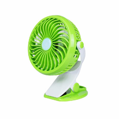 

Mini Desk Fan Portable Handheld Clip on Fan Powered by Rechargeable Batterynot included or USB for Baby Stroller Car Laptop Tabl