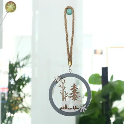 

〖Follure〗Christmas Decor Gifts Wooden Pendant Tree Ornament Party Home Hanging Decor