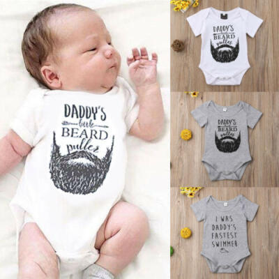 

Newborn Infant Baby Boy Girl Romper Bodysuit Playsuit Cotton Clothes Outfits