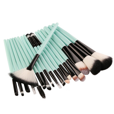

Toponeto 18 pcs Makeup Brush Set tools Make-up Toiletry Kit Wool Make Up Brush Set BK