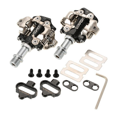 

Lixada Mountain Biking Casual Touring Mountain Clipless Pedals MTB SPD Clip-in Bicycle Pedals Cleats Clips