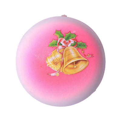 

Tailored Hot Christmas Bell Bread Slow Rising Scented Relieve Stress Toy Key Pendant