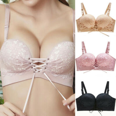 

Women Multiway Strap Invisible Bra Push up Plunge Lingerie Adhesive Bralette HOT