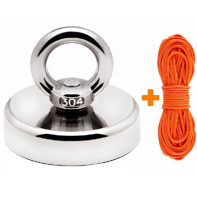 

Cylindrical Neodymium Magnet Strong Round Powerful Metal Salvage Magnets with Hanging Hole