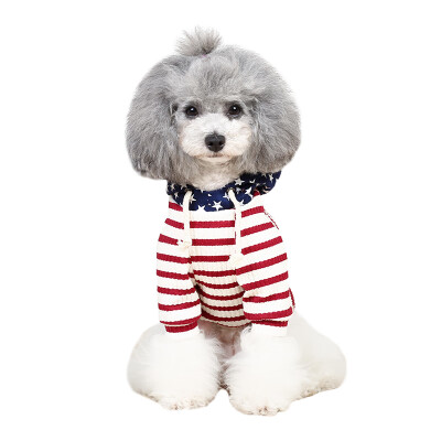 

Huayuan pets hoopet dog clothes Teddy bear sweater autumn&winter clothes to keep warm small dog cat clothes XL