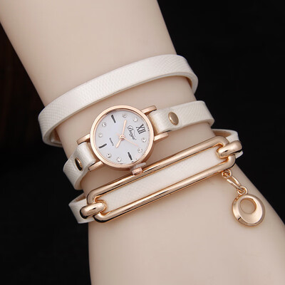 

A generation of Xianlejiao sloggi leather life waterproof belt watch male calendar business quartz watch female