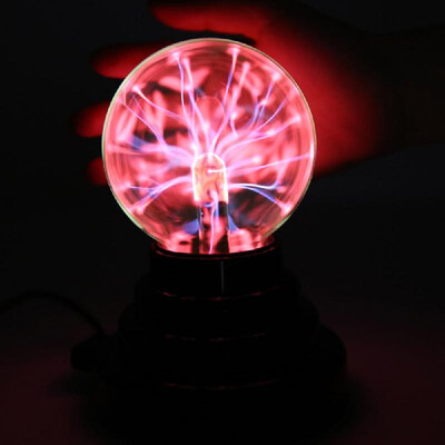 

3" Plasma Ball Static Electric Lamp with Touch Sensation Night Light Home Kids Room Decor Party Bedroom Plasma Globe