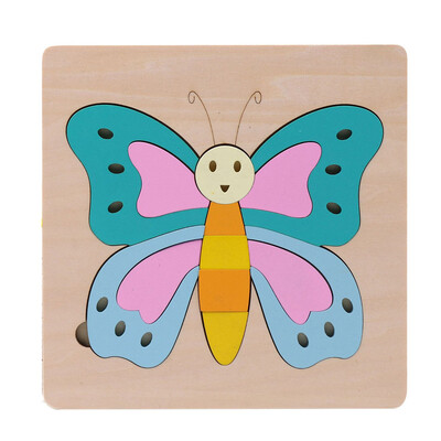 

Tailored Development Baby Toys 3D Wooden Puzzle Cartoon Learning Educational Kids Toy