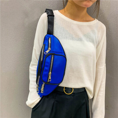 

Tailored Women Fashion Zipper Wild Chest Bag Waist Bag Messenger Bag Shoulder Bag